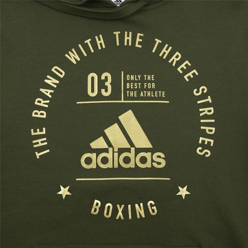 Adidas Hoodie Community Boxing - Grün/Gold