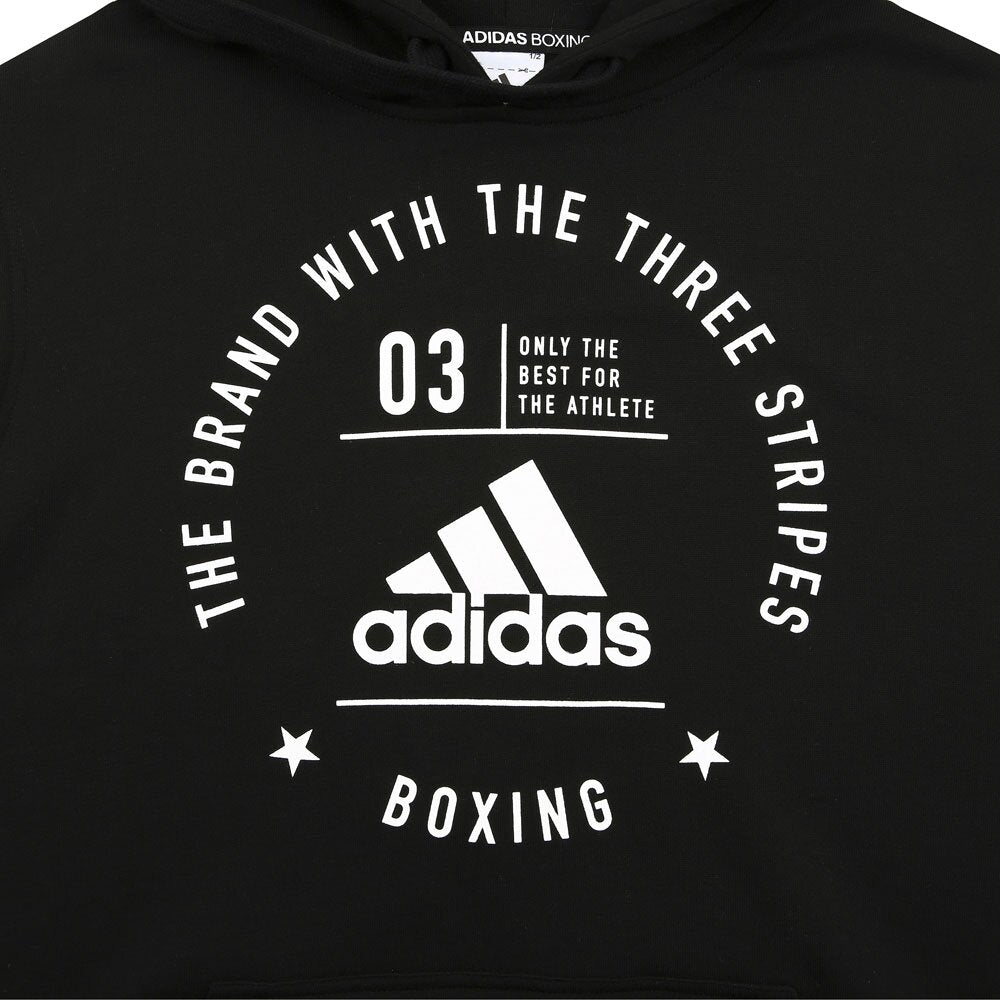 Adidas Hoodie Ärmellos Community Boxing - Schwarz/Weiß