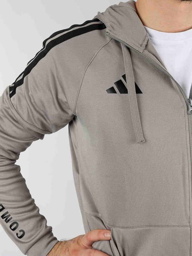 Adidas Trainingsjacke Community Sports - Grau/Schwarz