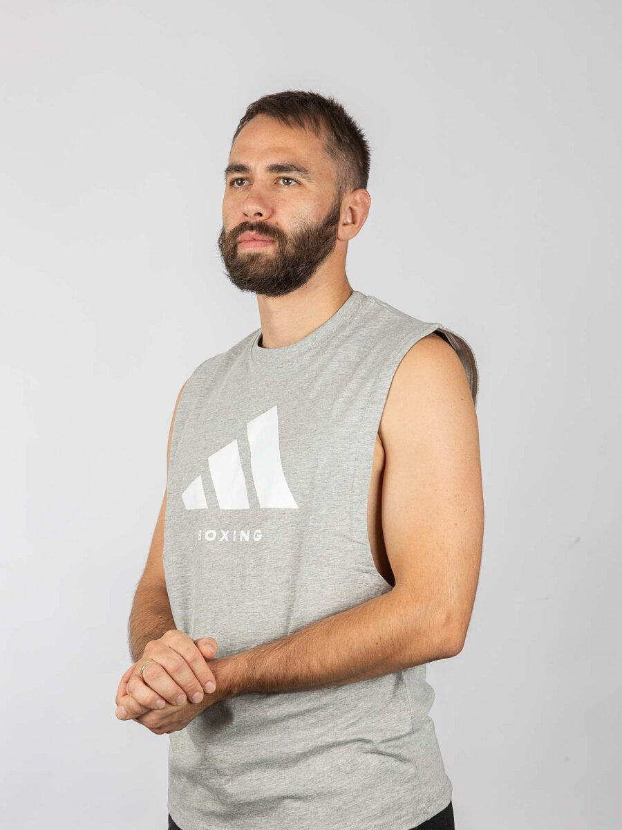 Adidas Tanktop Community Boxing - Grau
