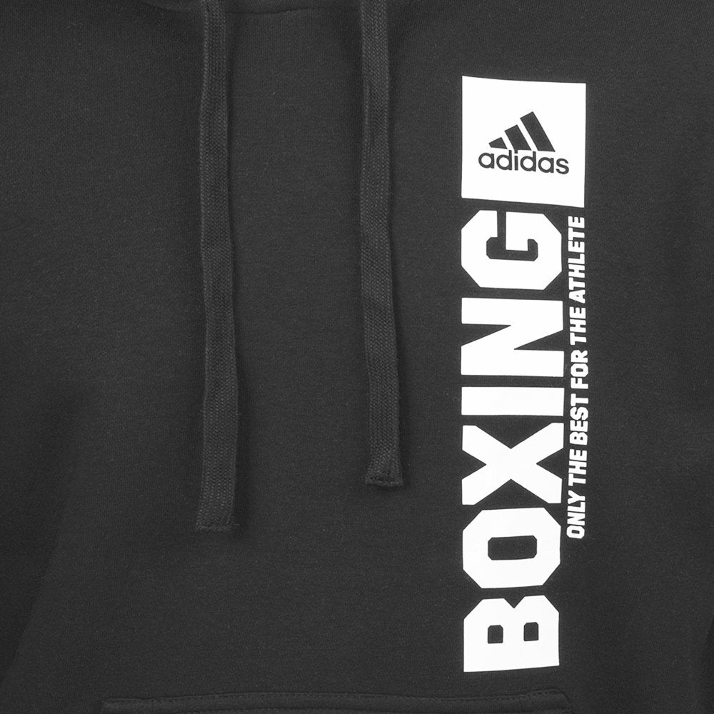 Adidas Hoodie Community Vertical Boxing - Schwarz/Weiß