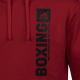 Adidas Hoodie Community Vertical Boxing - Rot/Schwarz