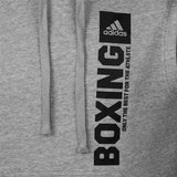 Adidas Hoodie Ärmellos Boxing - Grau/Schwarz
