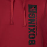 Adidas Hoodie Ärmellos Boxing - Rot/Schwarz