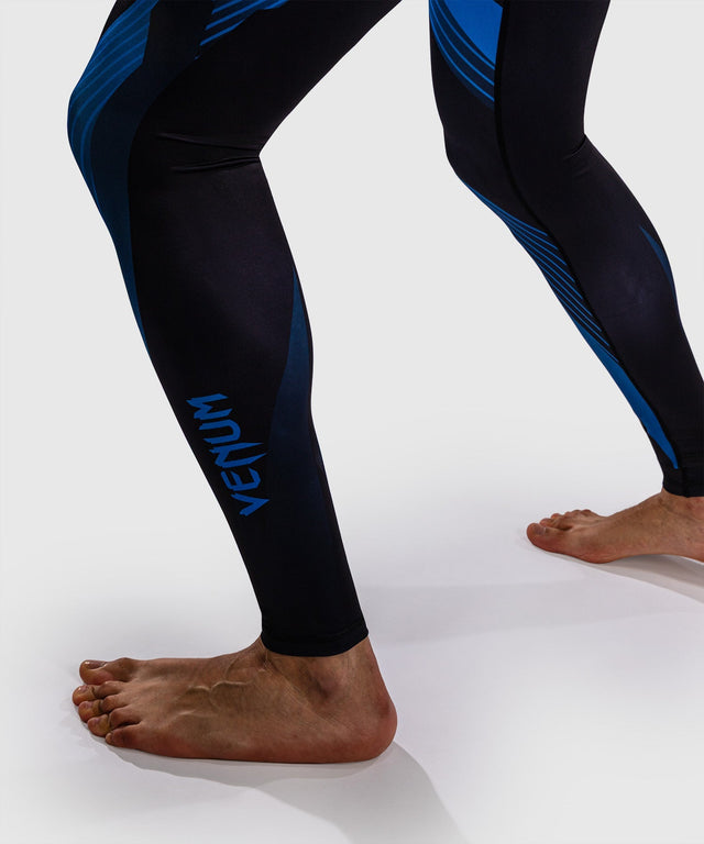 Venum Kompressionshose No-Gi 6.0 - Schwarz/Blau