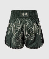 Venum Muay Thai Shorts Serpenti – Khaki-Grün