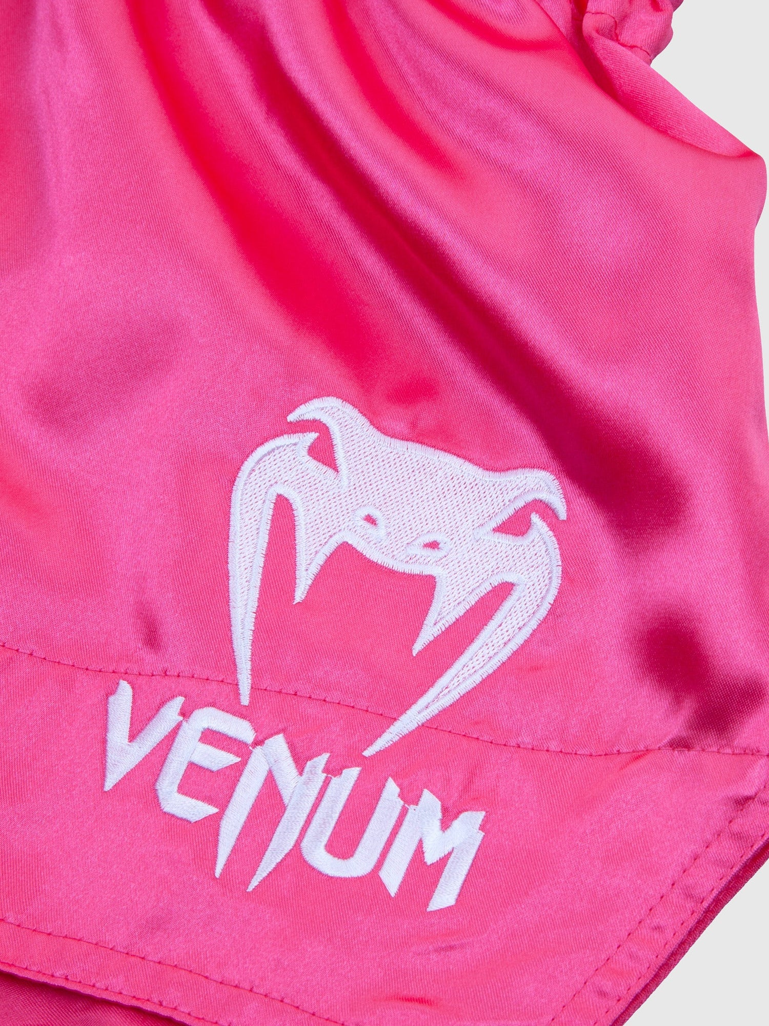 Venum Muay Thai Shorts Classic - Pink/Weiss