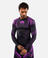 Venum Rashguard No-Gi 6.0 Lange Ärmel - Schwarz/Lila