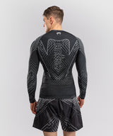 Venum Rashguard Midnight Fury Lange Mouwen - Schwarz/Grau/Silber