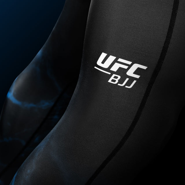 Hayabusa x UFC BJJ Kompressionsshorts - Schwarz/Blau