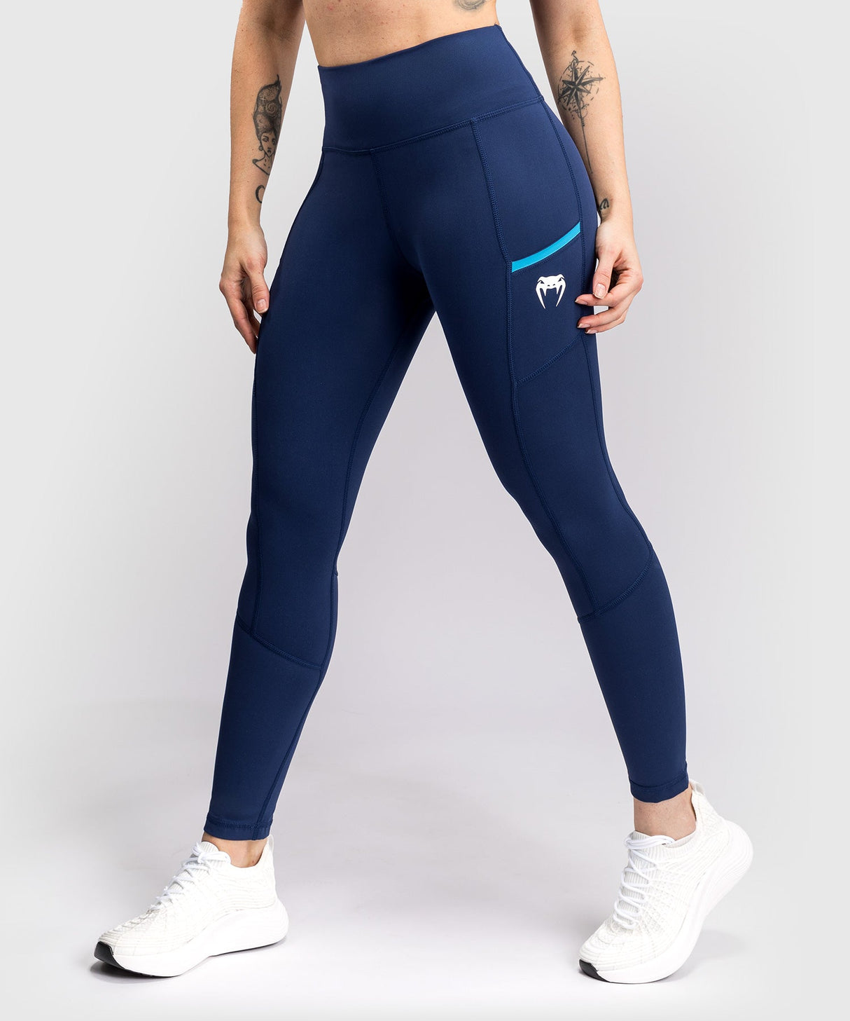 Venum x Top Rank Original Leggings Damen - Marineblau
