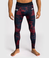 Venum UFC Kompressionshose Zenith - Marineblau/Bordeaux/Silber