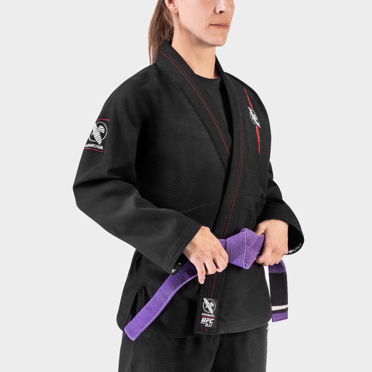 Hayabusa x UFC BJJ Gi Jacke Lightweight Damen - Schwarz