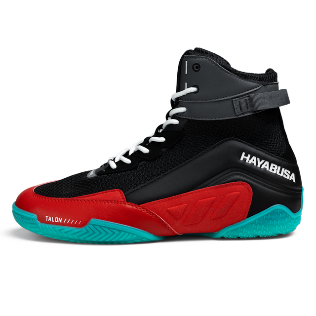 Hayabusa Boxschuhe Talon - Schwarz/Rot/Blau