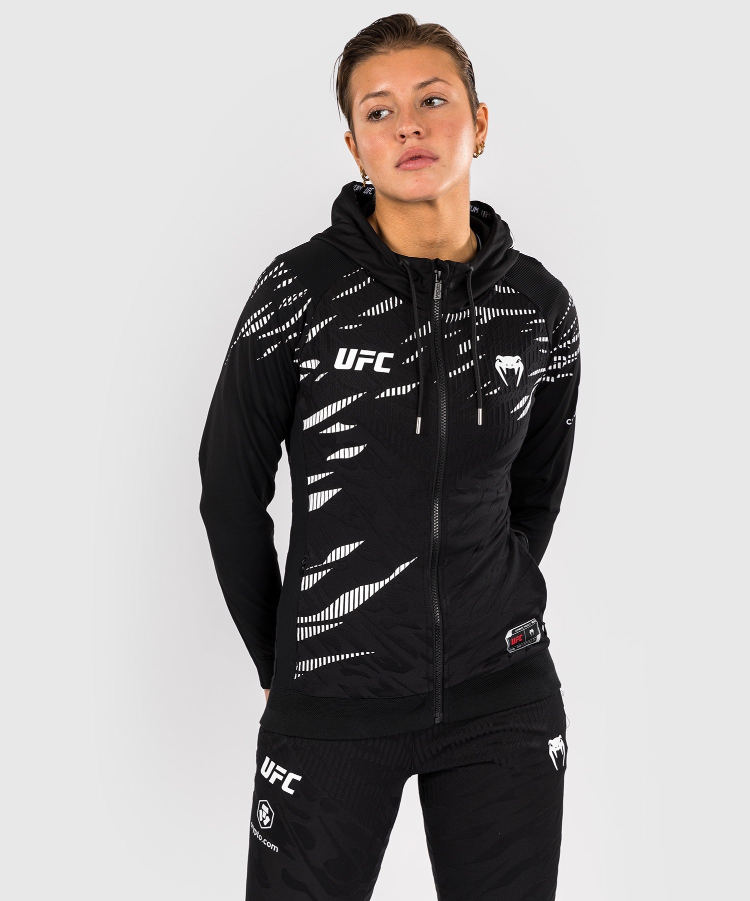 Venum UFC Hoodie Fusion Damen by Authentic Fight - Schwarz