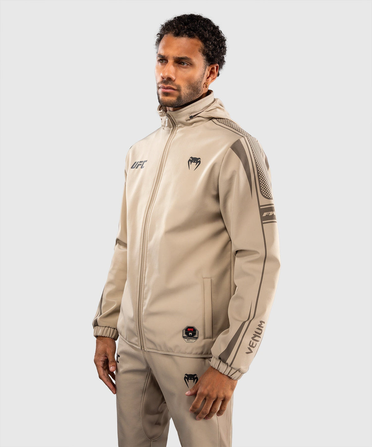 Venum UFC Hoodie Unity mit Reißverschluss Herren - Sand