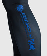 Venum Kompressionshose Thunder Dragon - Schwarz/Königsblau