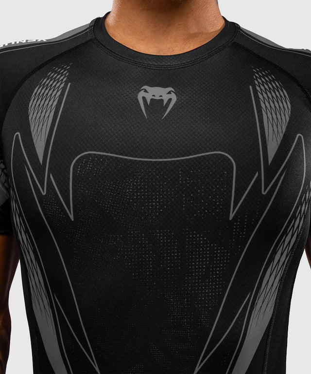 Venum Rashguard Amazonia Reborn Kurzarm - Schwarz/Grau