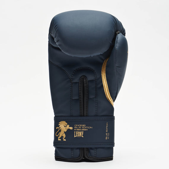 Leone Boxhandschuhe GN059B - Marineblau/Gold