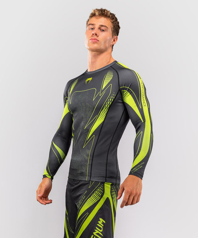Venum Rashguard Amazonia Reborn Lange Ärmel - Schwarz/Grün