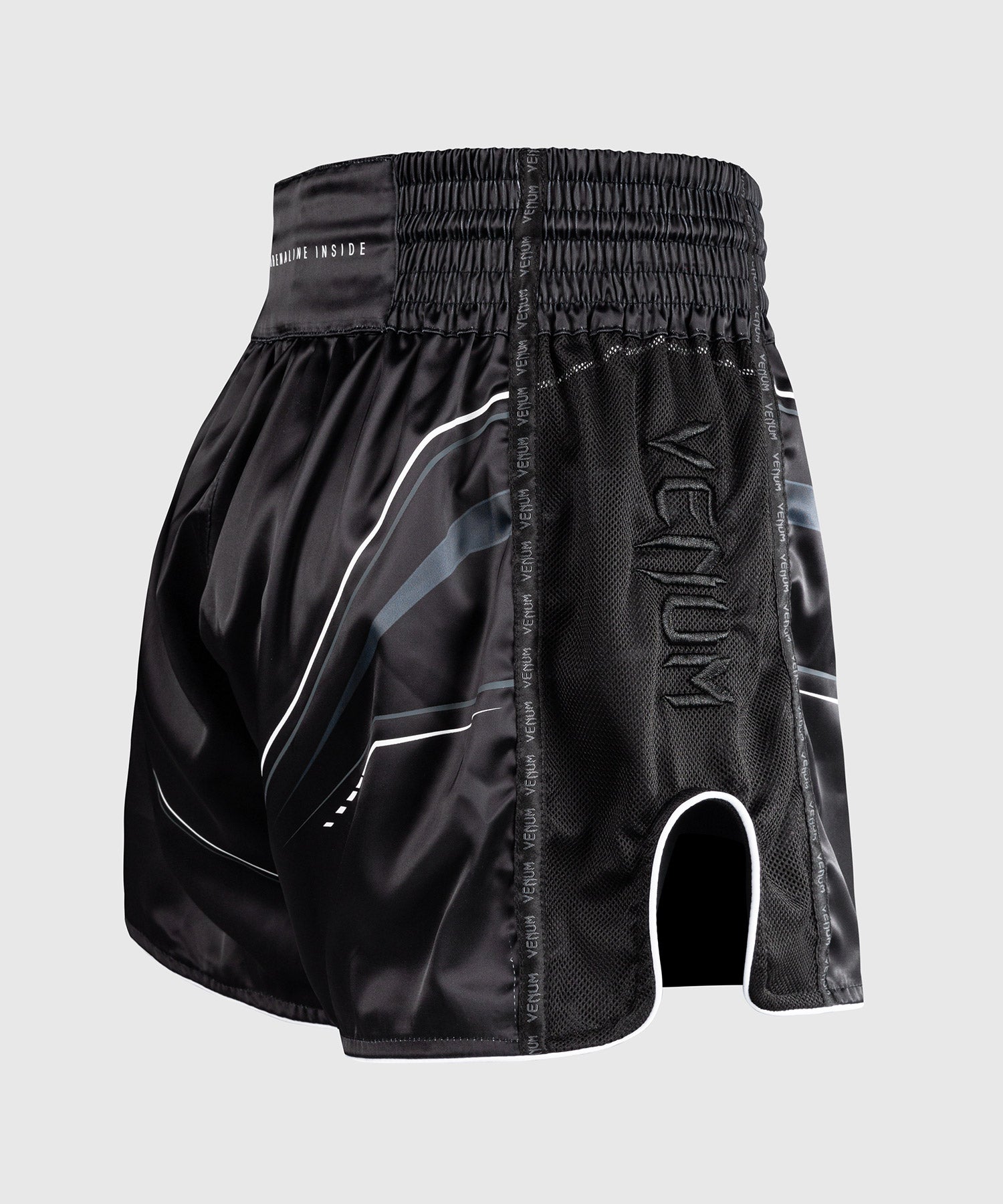 Venum Muay Thai Shorts Streamline - Schwarz/Weiß
