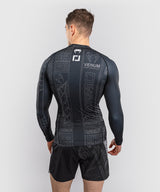 Venum Rashguard Karate Combat Lange Mouwen - Schwarz/Grau