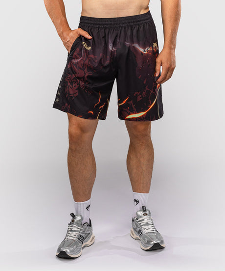 Venum Trainingsshorts Sukuna - Schwarz/Hellbeige