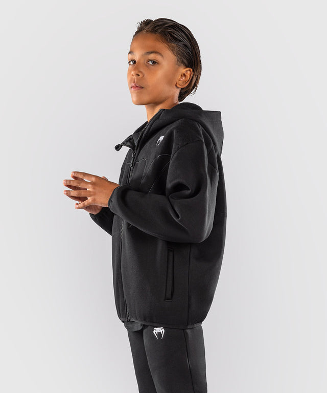 Venum Trainingsjacke Attack Fleece & Weave Kinder - Schwarz