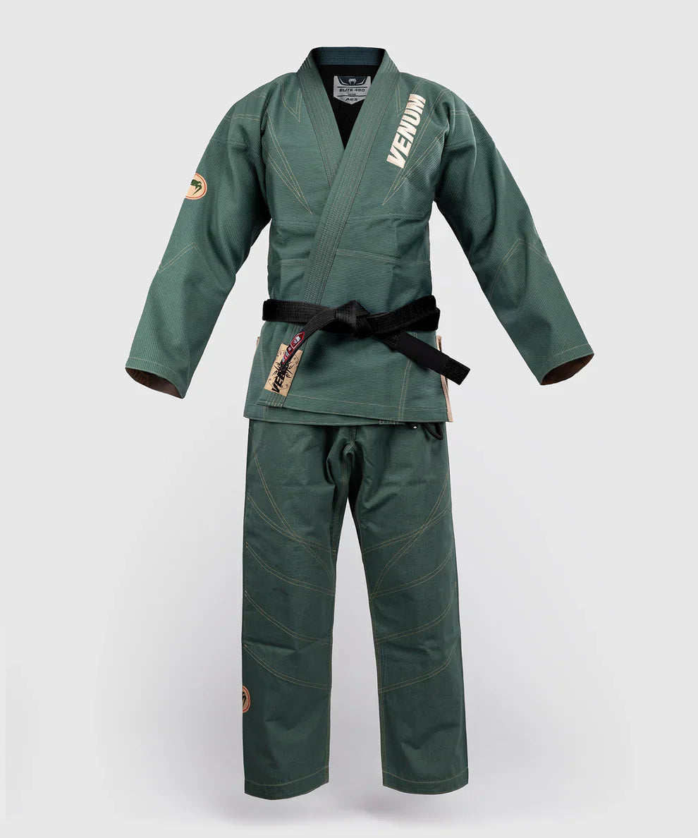 Venum Elite 5.0 – 450 – BJJ Gi – Waldgrün