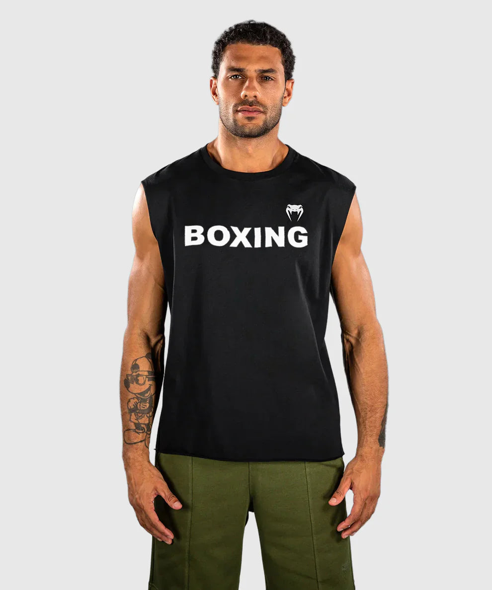 Venum Ärmelloses T-Shirt Boxing – Schwarz