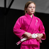 Hayabusa BJJ Gi Essential Kinder - Rosa
