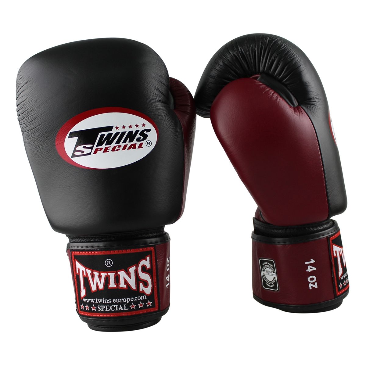 Twins Boxhandschuhe BGVL3 - Schwarz/Bordeauxrot