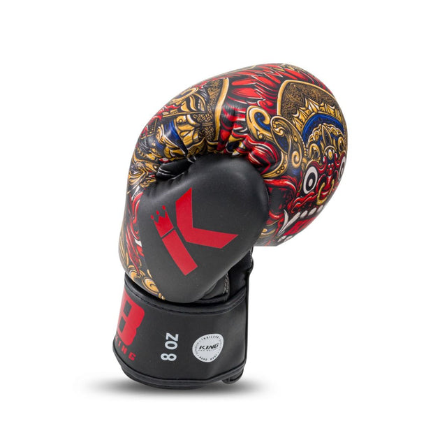 King Pro Boxing Boxhandschuhe BG Baron - Schwarz/Rot/Gold