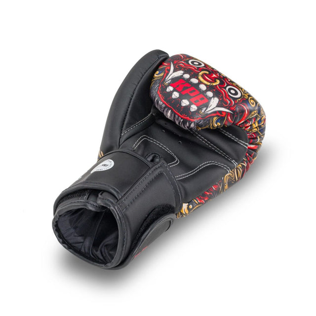 King Pro Boxing Boxhandschuhe BG Baron - Schwarz/Rot/Gold