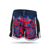 Booster Muay Thai Shorts Alien - Blau/Rot