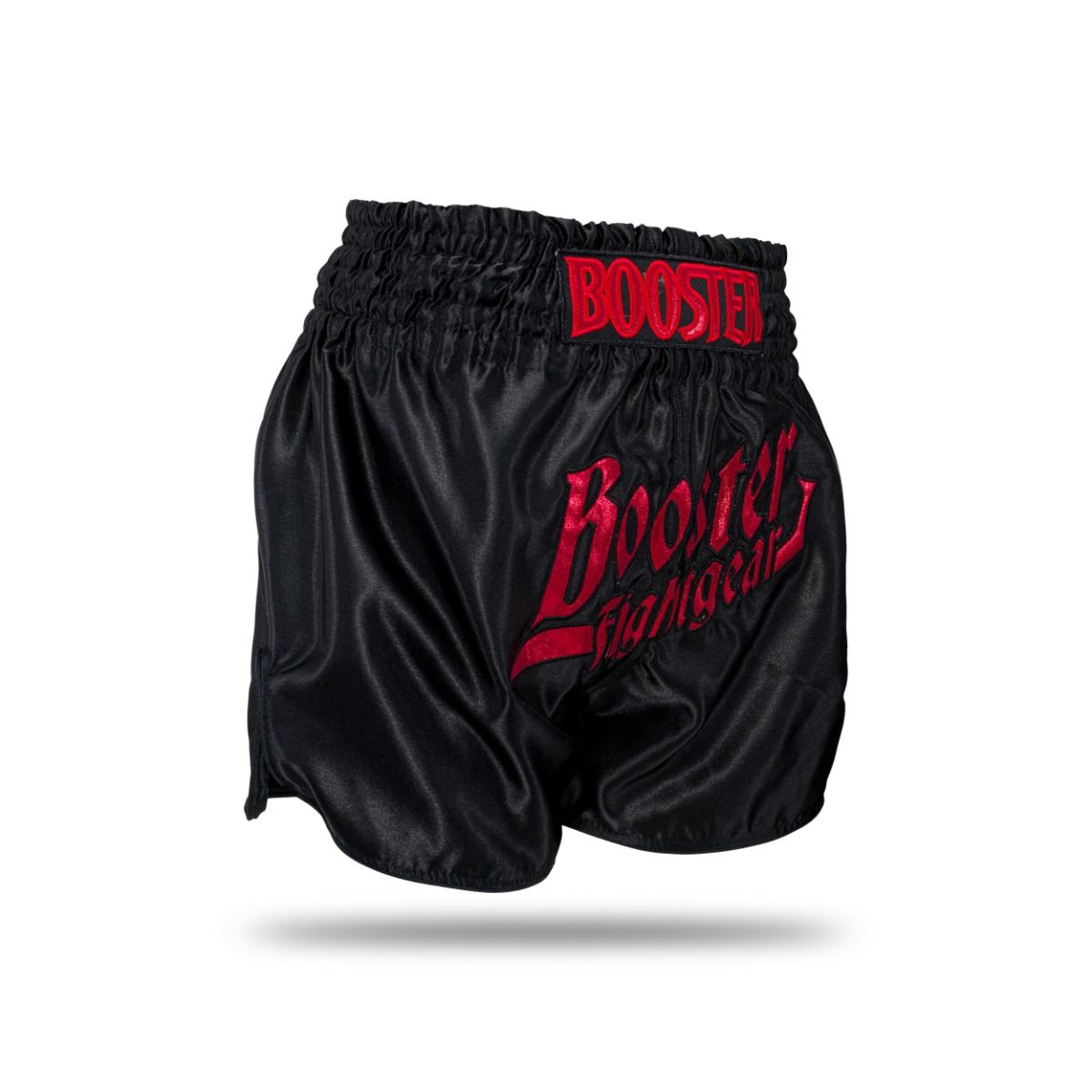 Booster Muay Thai Shorts Thunder - Schwarz/Rot