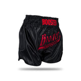 Booster Muay Thai Shorts Thunder - Schwarz/Rot
