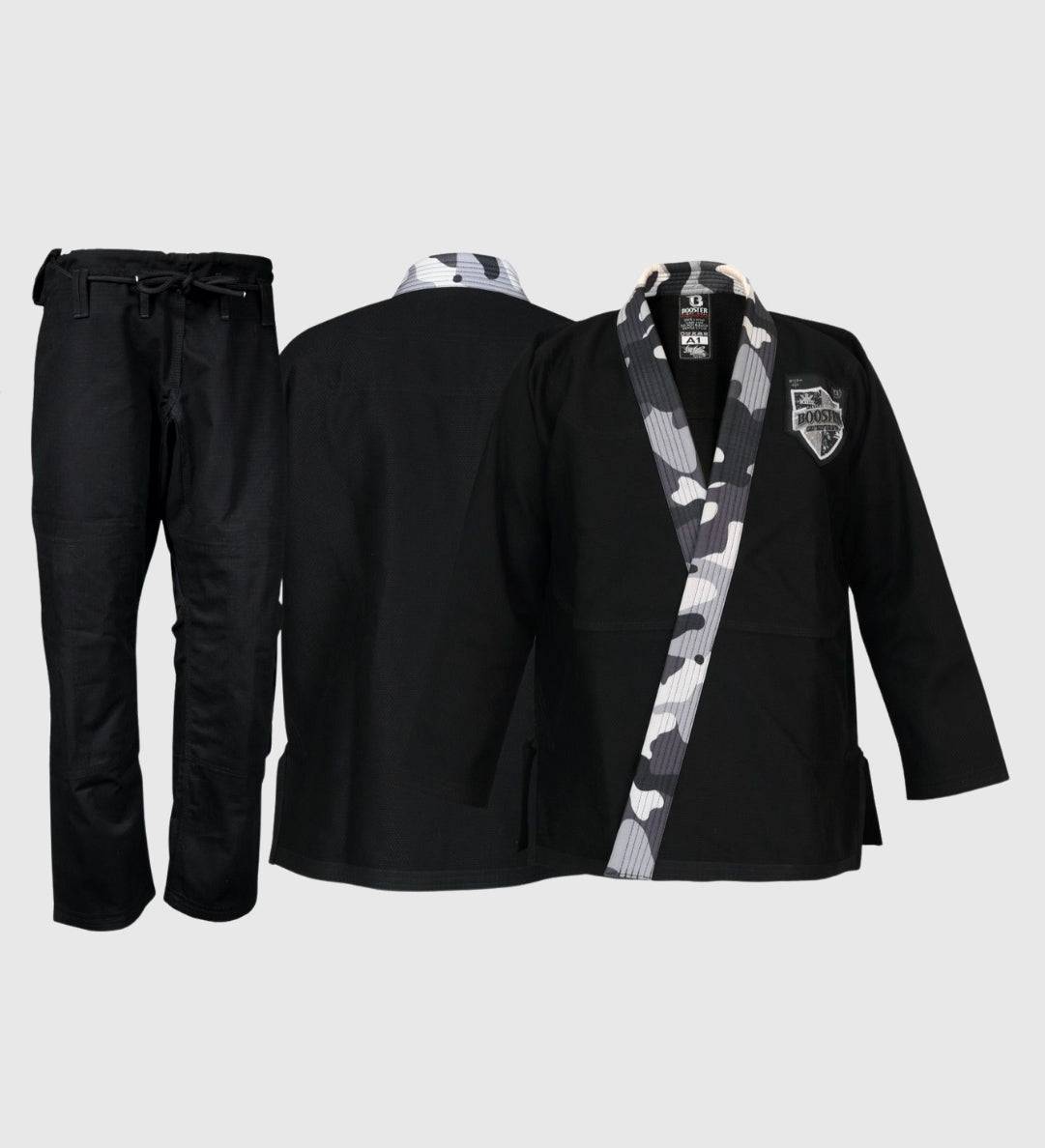Booster BJJ Gi Pro Shield V2 - Schwarz/Camo - The Fight Company Deutschland