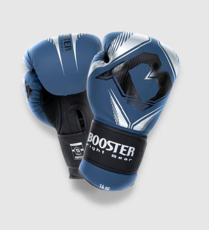 Booster Boxhandschuhe Bangkok - Blau/Silber/Schwarz - The Fight Company Deutschland
