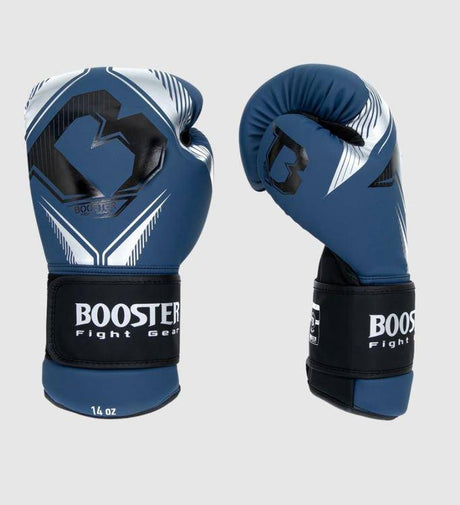 Booster Boxhandschuhe Bangkok - Blau/Silber/Schwarz - The Fight Company Deutschland