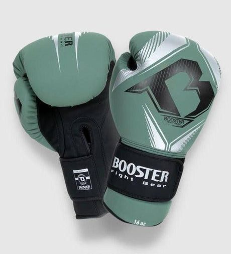 Booster Boxhandschuhe Bangkok - Grün/Silber/Schwarz - The Fight Company Deutschland