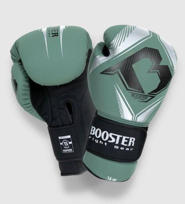 Booster Boxhandschuhe Bangkok - Grün/Silber/Schwarz - The Fight Company Deutschland