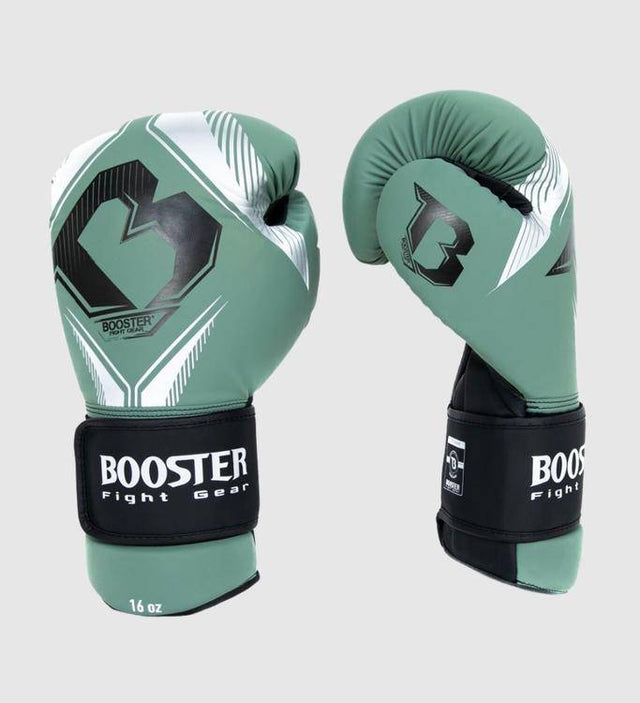 Booster Boxhandschuhe Bangkok - Grün/Silber/Schwarz - The Fight Company Deutschland