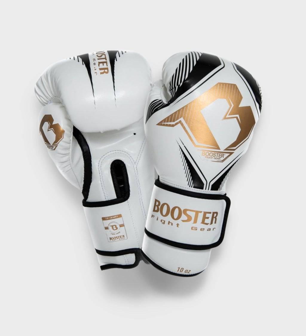 Booster Boxhandschuhe Bangkok - Weiss/Schwarz/Gold - The Fight Company Deutschland