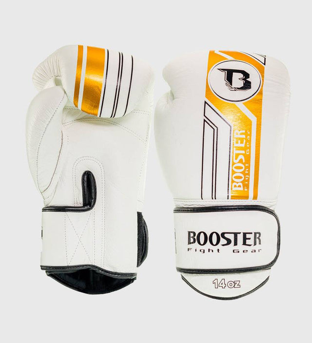 Booster Boxhandschuhe V9 - Weiss/Gold - The Fight Company Deutschland