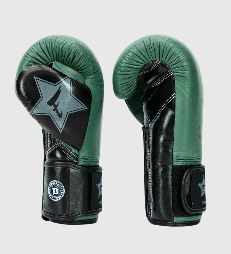 Fairtex Boxhandschuhe FXB V2 - Kaki Grün/Schwarz - The Fight Company Deutschland