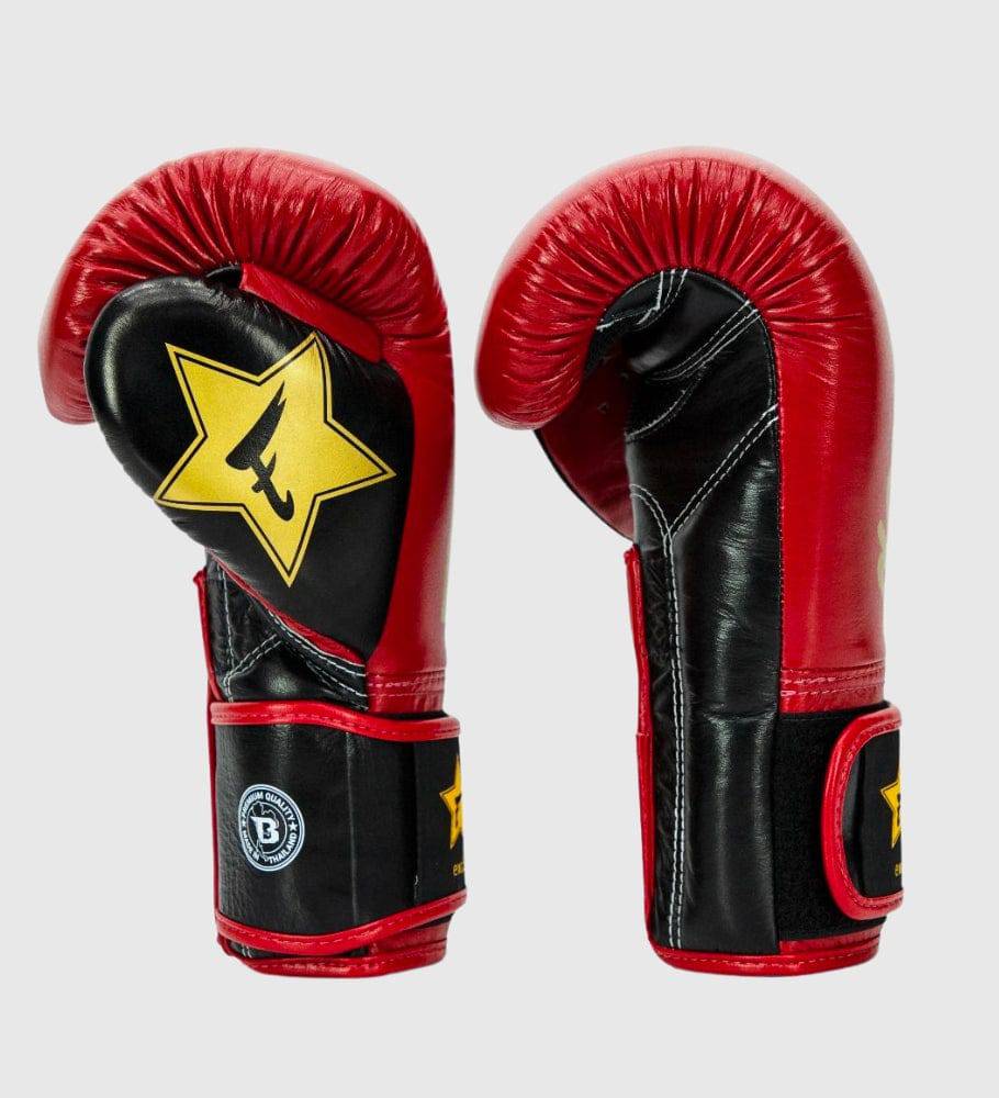 Fairtex Boxhandschuhe FXB V2 - Rot/Schwarz/Gold - The Fight Company Deutschland