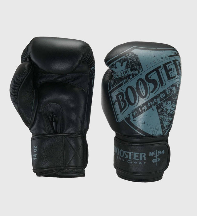 Booster Boxhandschuhe Shield - Schwarz/Grau - The Fight Company Deutschland