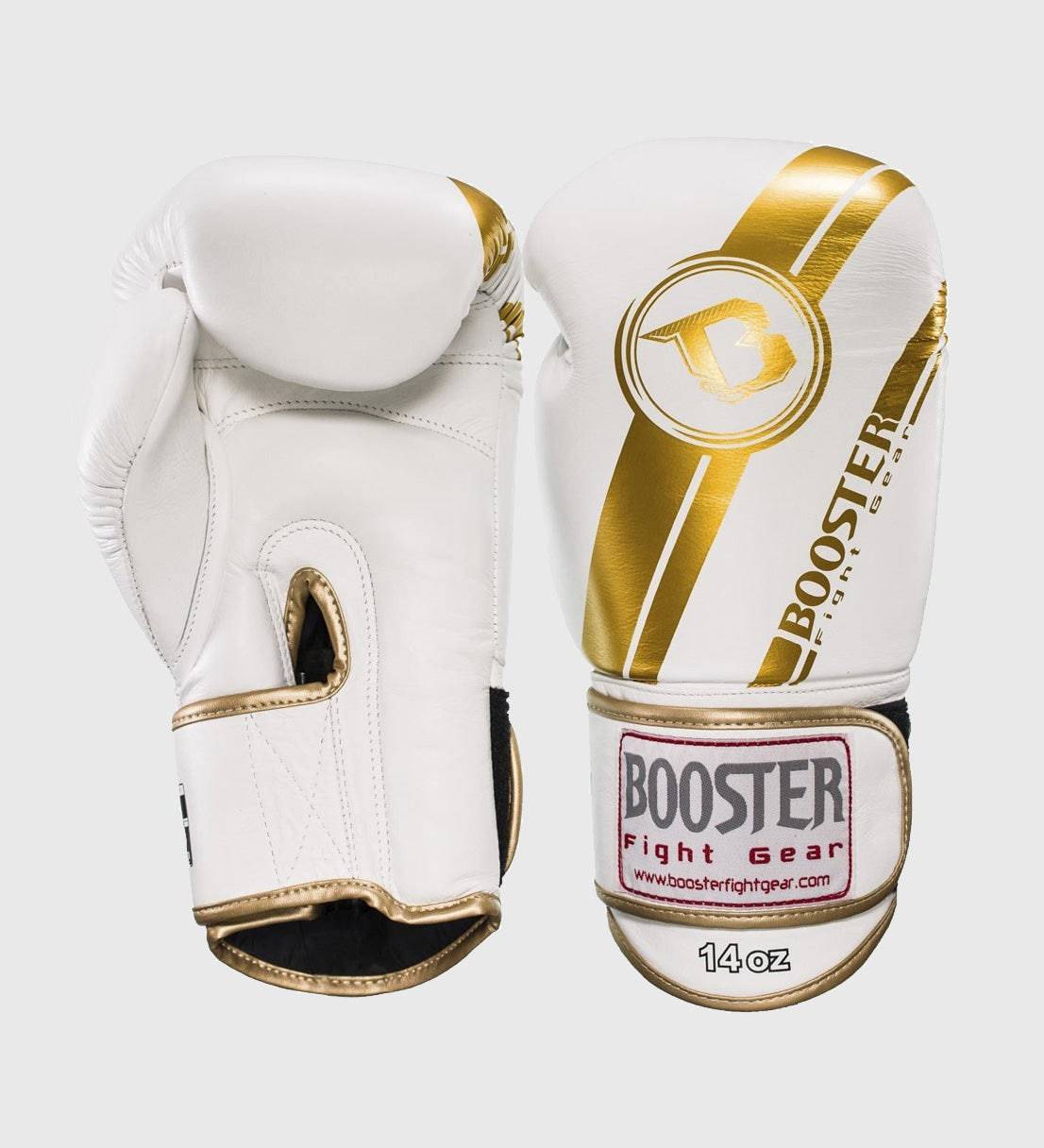 Booster Boxhandschuhe V3 - Weiss/Gold - The Fight Company Deutschland