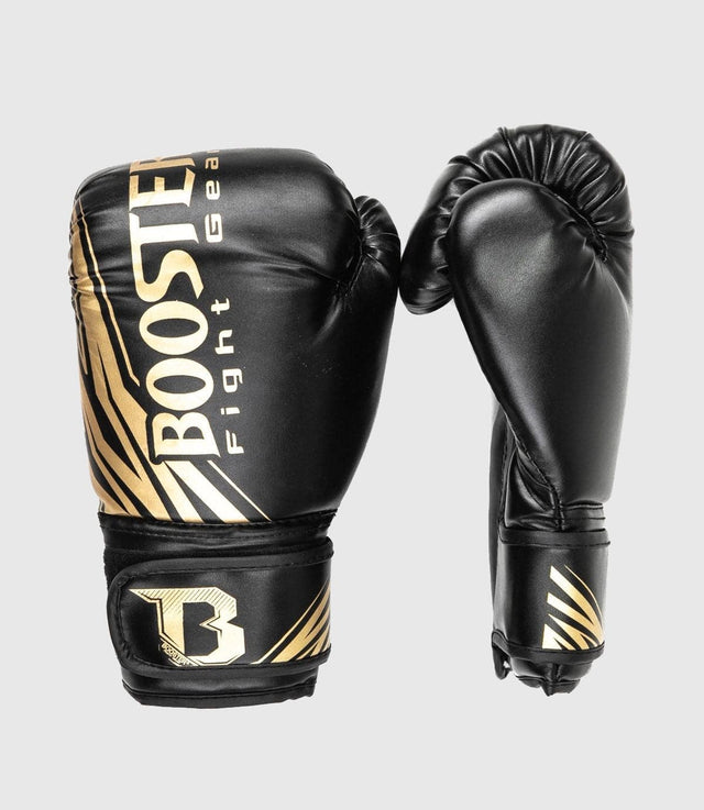 Booster Boxhandschuhe Champion KIDS - Schwarz/Gold - The Fight Company Deutschland